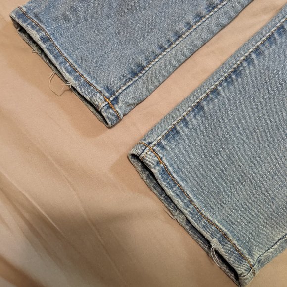 American Eagle Denim Jeggings Size 10 Short Super Stretch Light Medium Wash - Picture 13 of 16